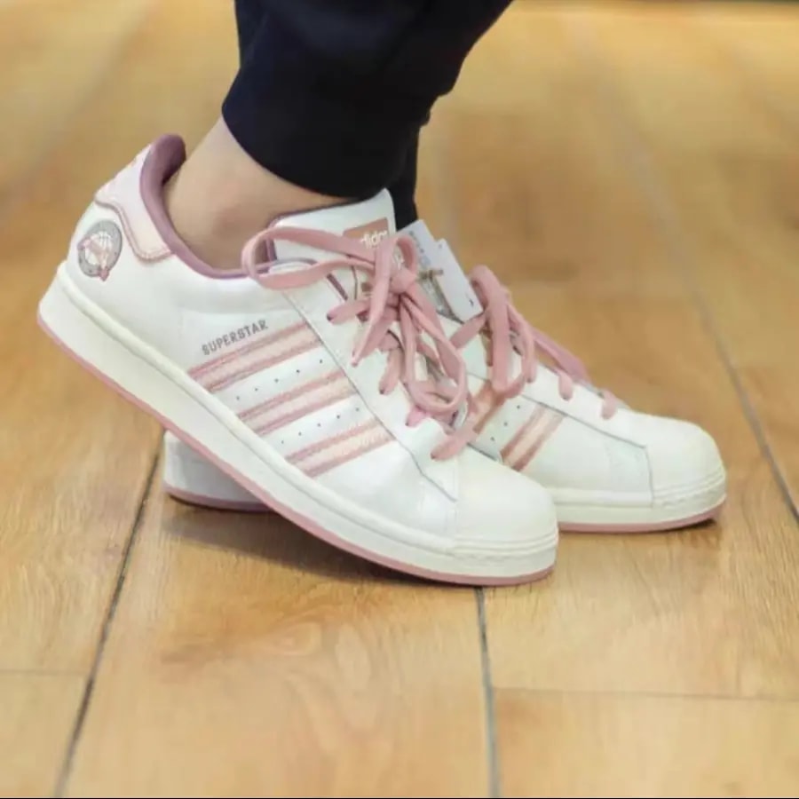 Giày Adidas Original Super Star 'Pink Beige' IE5528 — ảnh 4