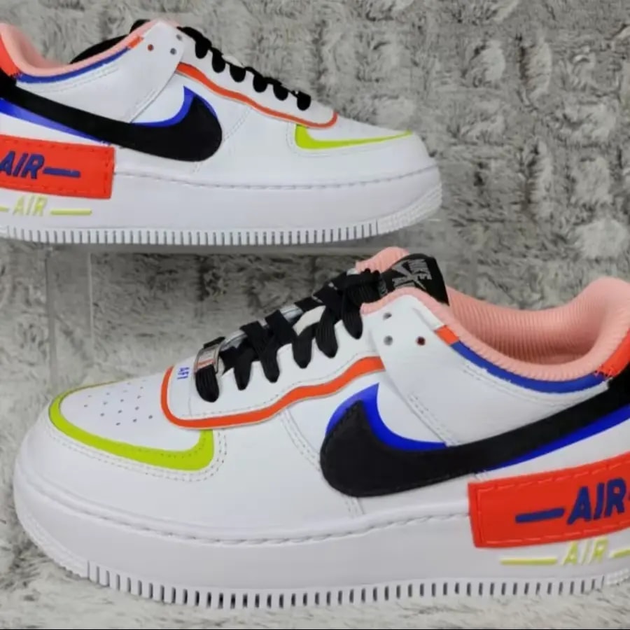 Giày Nike Air Force 1 Shadow 'White Multi' DV2186-100 — ảnh 2