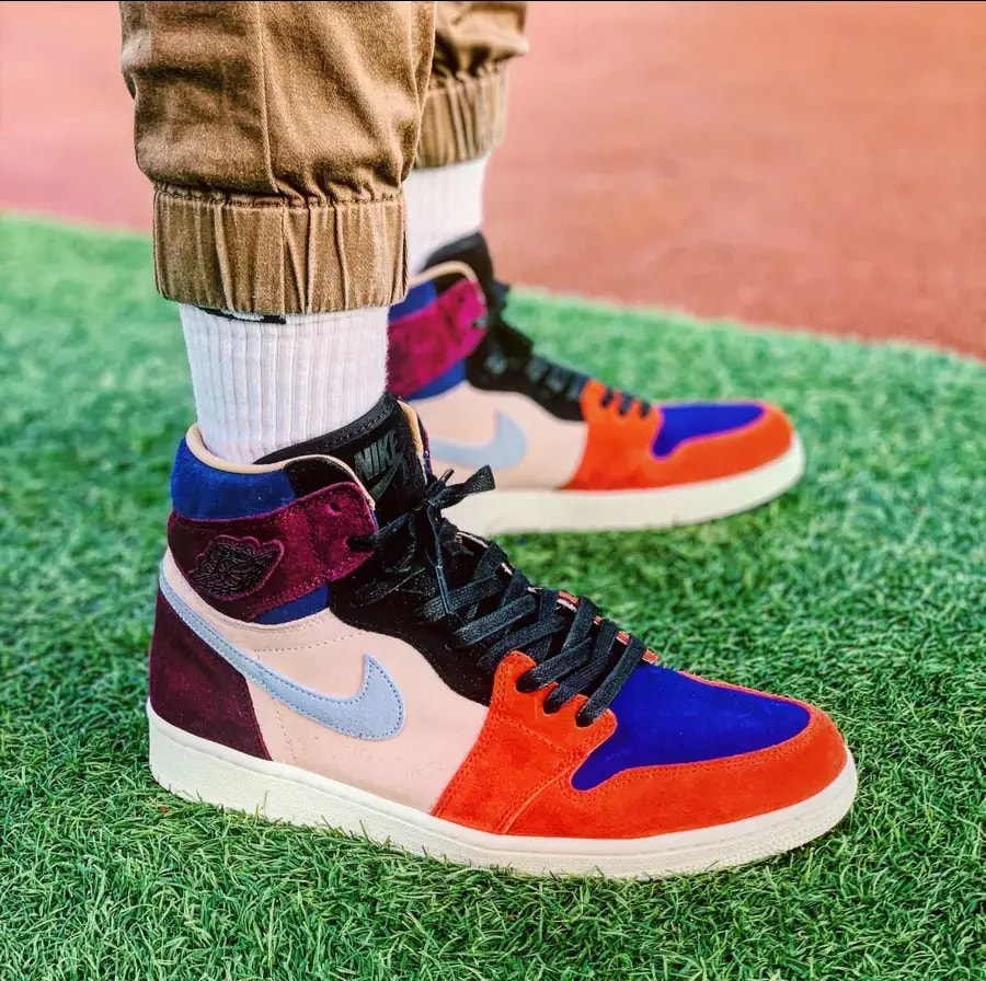 Giày Nike Air Jordan 1 Retro High x Aleali May 'Court Lux' BV2613-600 — ảnh 5