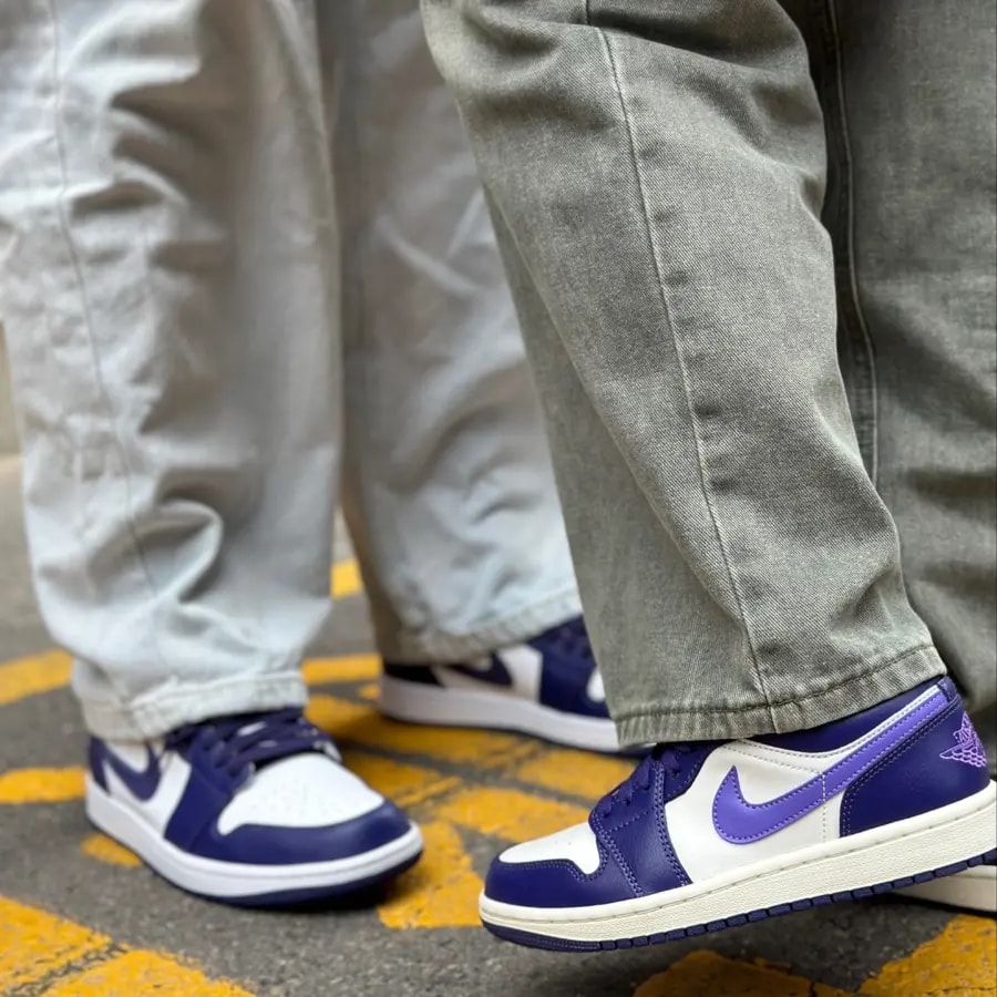 Giày Nike Air Jordan 1 Low 'Sky J Purple' 553558-515 — ảnh 3