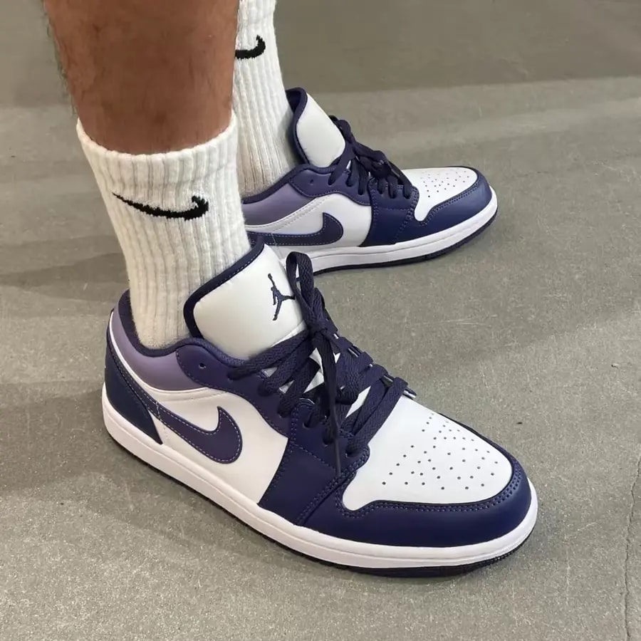 Giày Nike Air Jordan 1 Low 'Sky J Purple' 553558-515 — ảnh 4