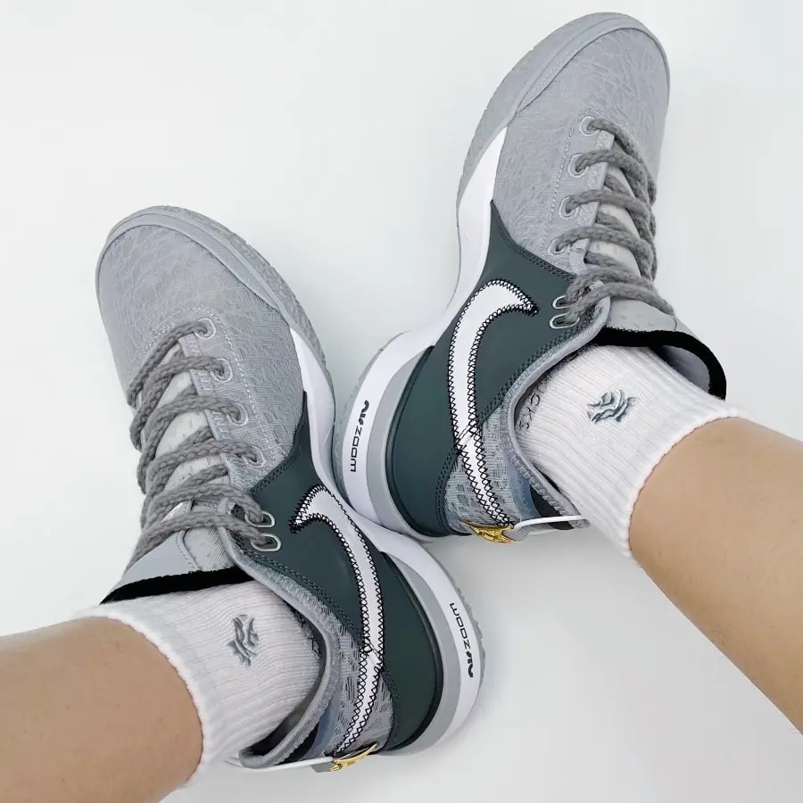 Giày Nike Zoom Lebron Nxxt Gen EP ' Grey Gold' DR8788-004 — ảnh 5
