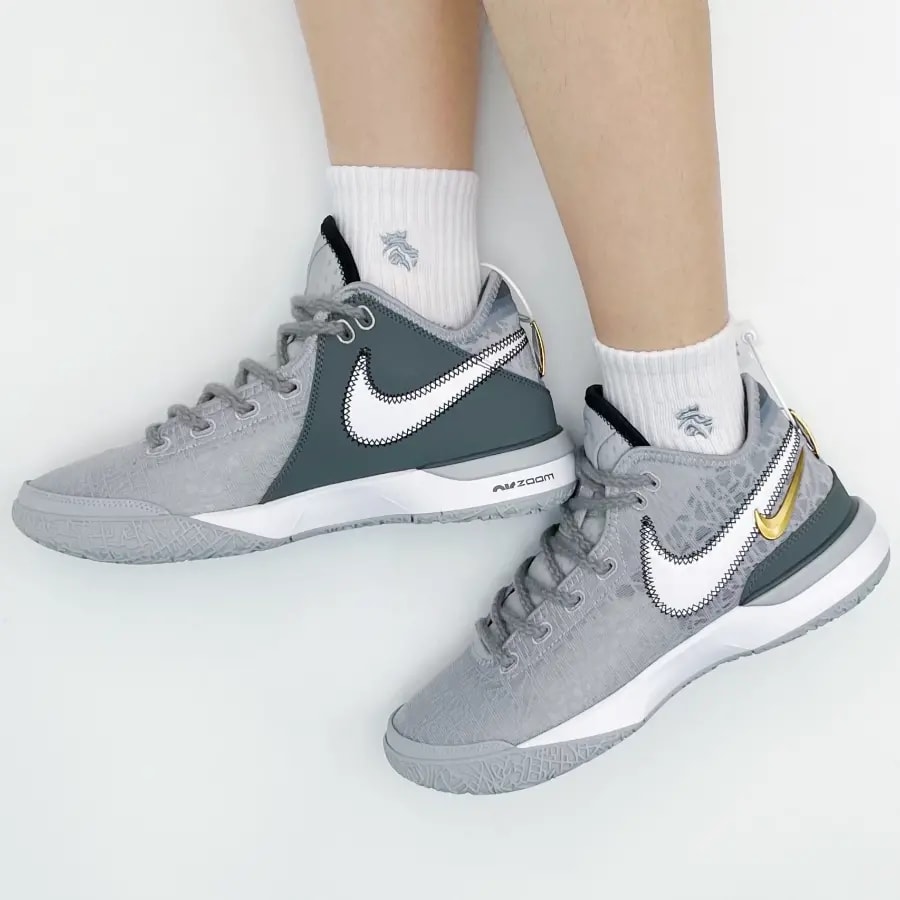 Giày Nike Zoom Lebron Nxxt Gen EP ' Grey Gold' DR8788-004 — ảnh 3