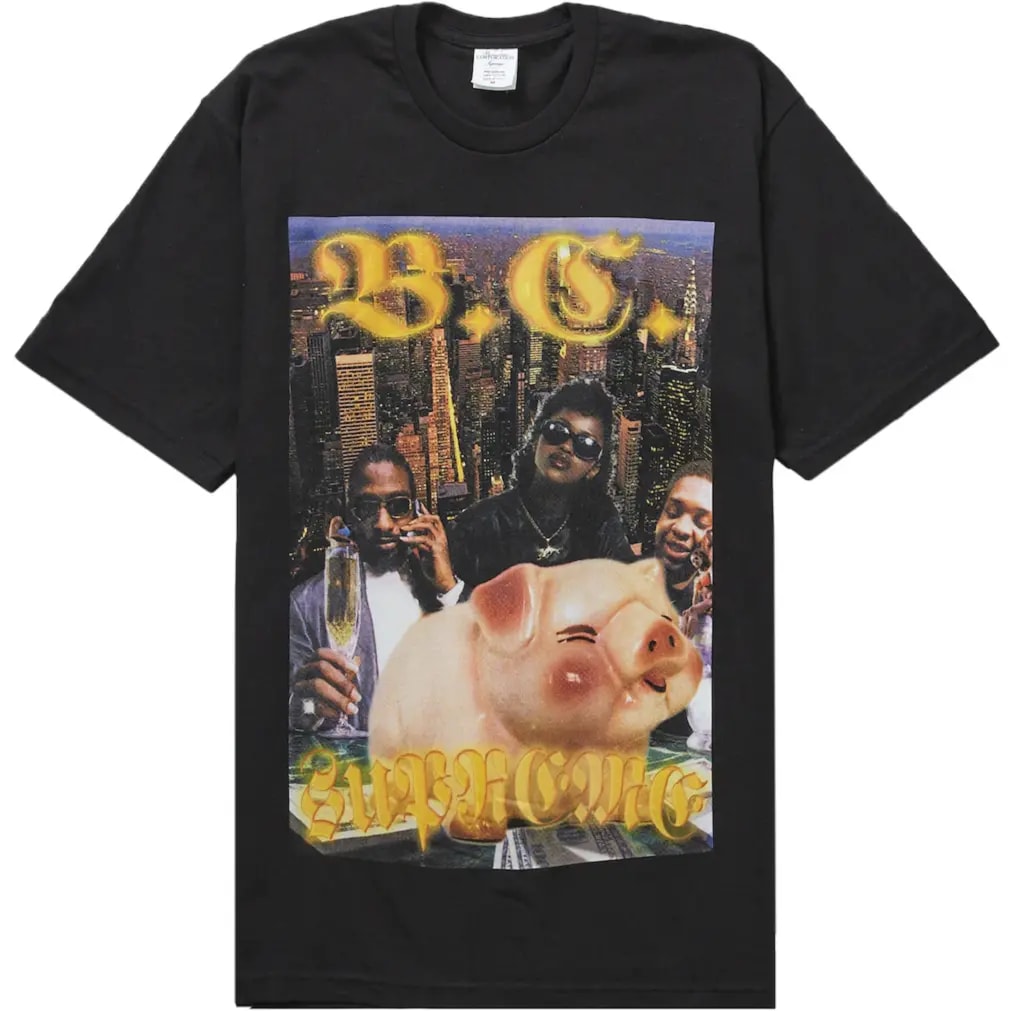 Áo Supreme Bernadette Corporation Money Tee 'Black' — kich-thuoc: L