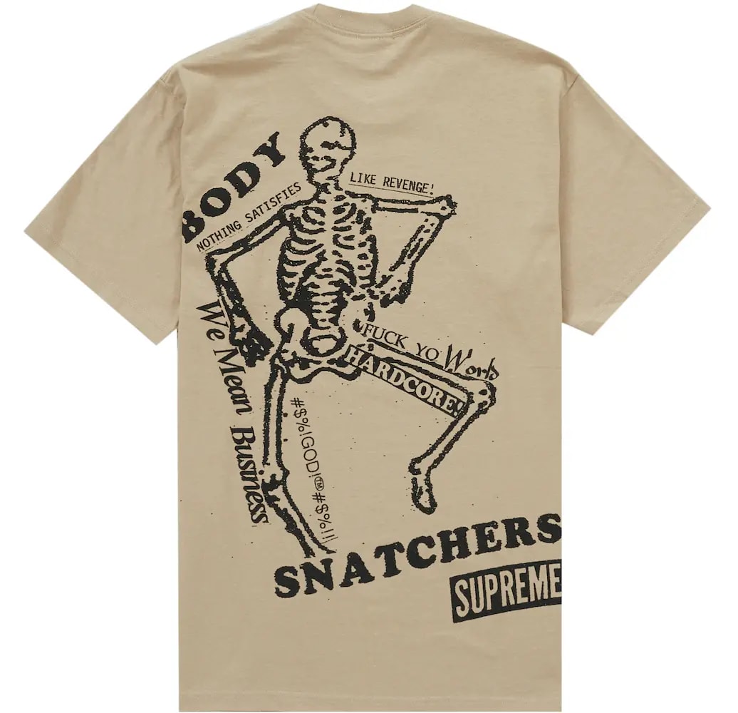 Áo Supreme Body Snatchers Tee 'Khaki' — ảnh 2
