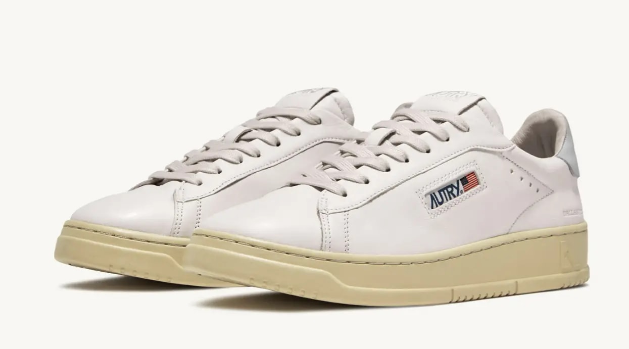 Giày Autry Dallas Low Nubuck Goatskin 'White' ADLW-NG01 — ảnh 3