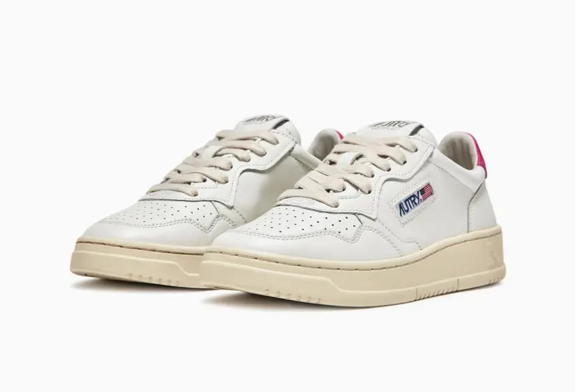 Giày Autry Medalist Low 'White Fuxia' AULW-LL42 — ảnh 3