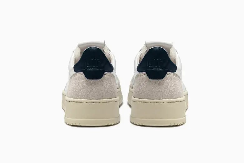 Giày Autry Medalist Low Leather Suede 'White Blue' AULW-LS28 — ảnh 5