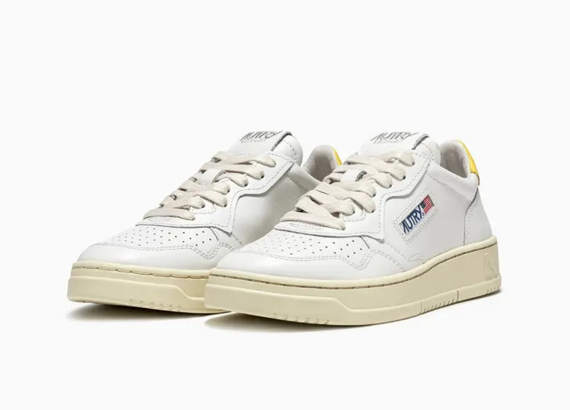 Giày Autry Medalist Low 'White Yellow' AULW-LL30 — ảnh 5