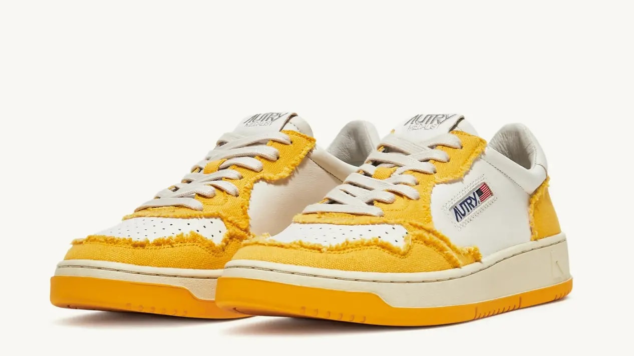 Giày Autry Medalist Low Goatskin 'White Mango' AULM-CB06 — ảnh 2