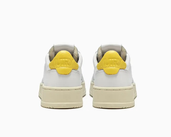 Giày Autry Medalist Low 'White Yellow' AULW-LL30 — ảnh 4