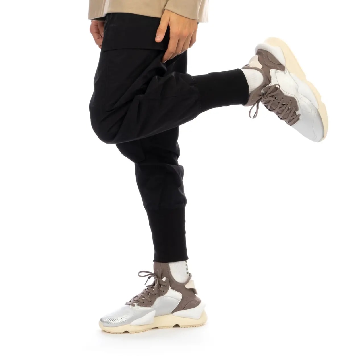 Giày Adidas Y-3 Kaiwa 'Silver Metallic White' HQ3672 — ảnh 3