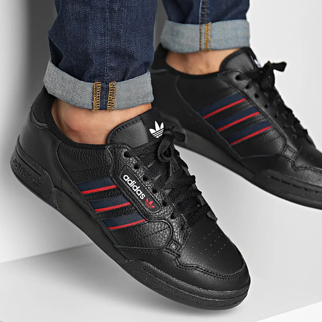 Giày Adidas Continental 80 Stripes 'Core Black' FX5091 — ảnh 2