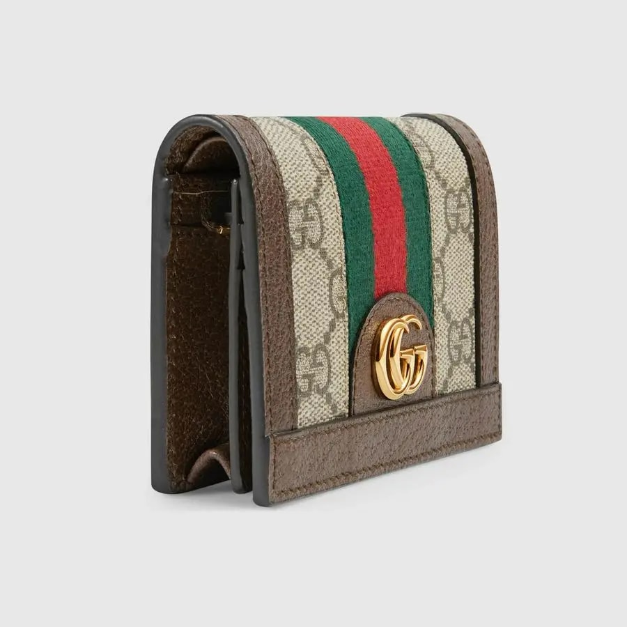 Ví Gucci Ophidia GG Card 'Beige Ebony' 523155-96IWG-8745 — ảnh 2