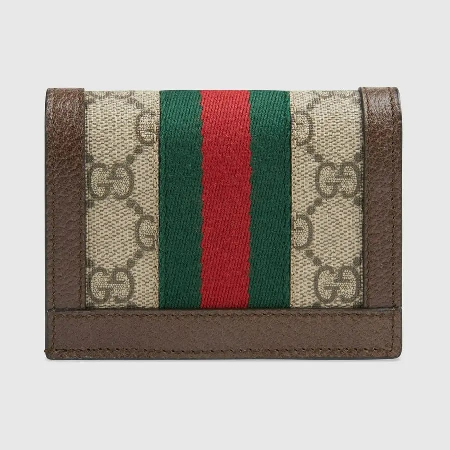 Ví Gucci Ophidia GG Card 'Beige Ebony' 523155-96IWG-8745 — ảnh 3