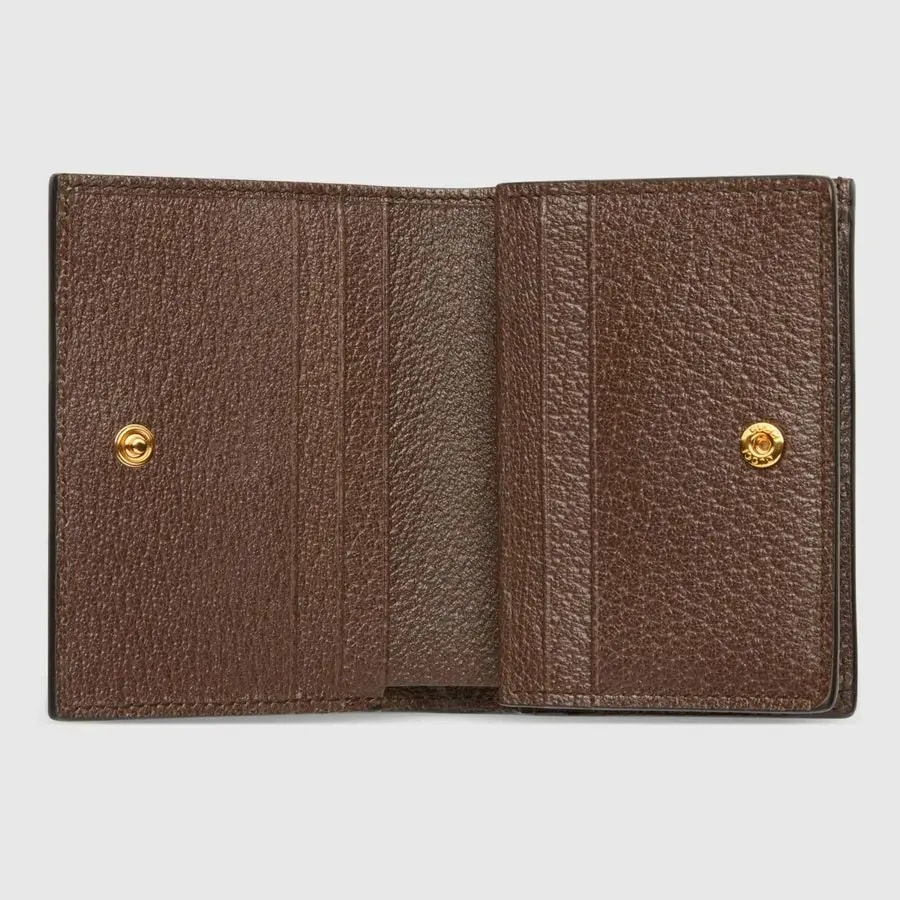 Ví Gucci Ophidia GG Card 'Beige Ebony' 523155-96IWG-8745 — ảnh 5