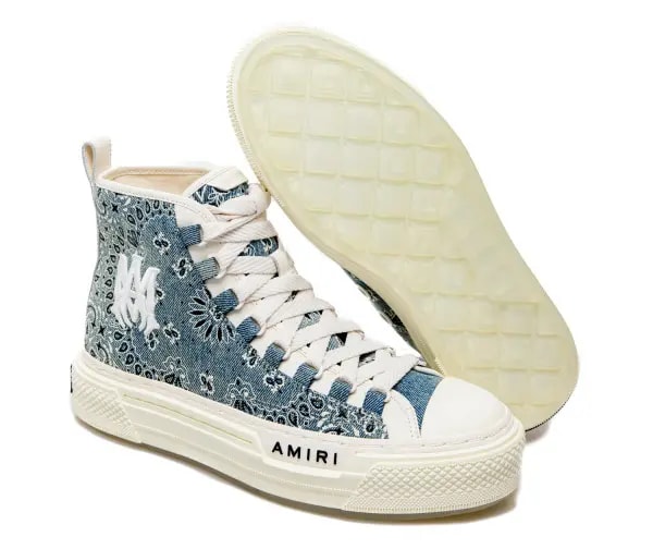 Giày Amiri Court High 'Clay Indigo' PF23MFS012-408 — ảnh 4