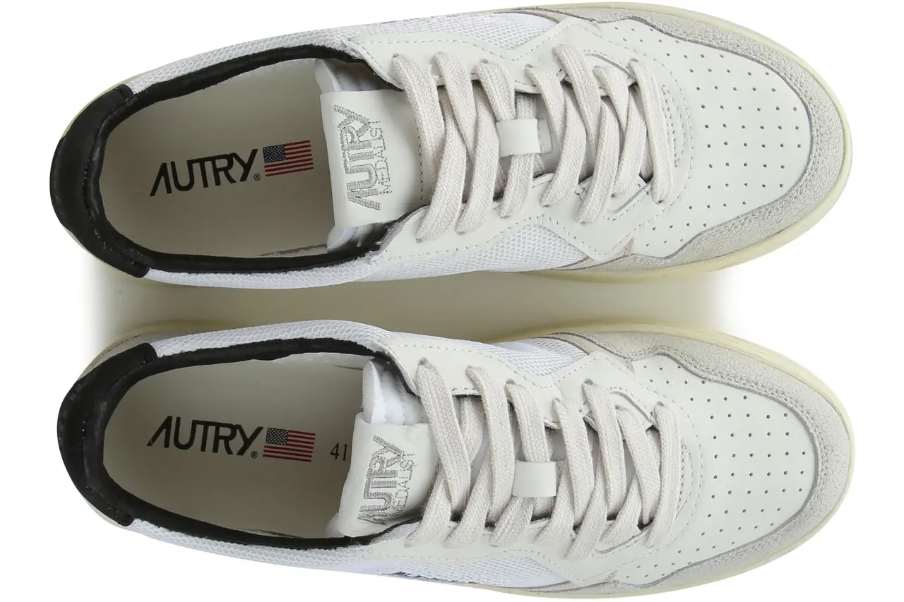 Giày Autry Medalist Low Leather 'White Black' AULM-CN02 — ảnh 3
