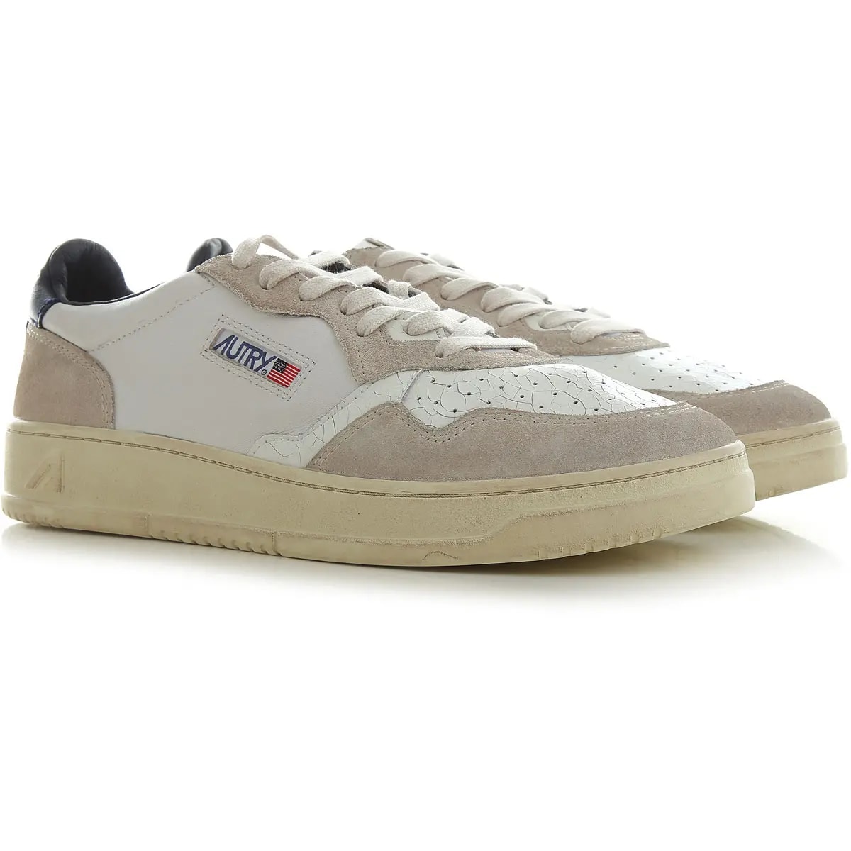 Giày Autry Medalist Low 'Crack White Blue' AULM-NC08 — ảnh 2
