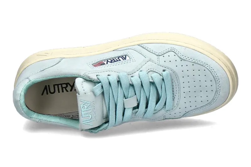 Giày Autry Medalist Low Goatskin 'Light Blue' AULW-GG25 — ảnh 3
