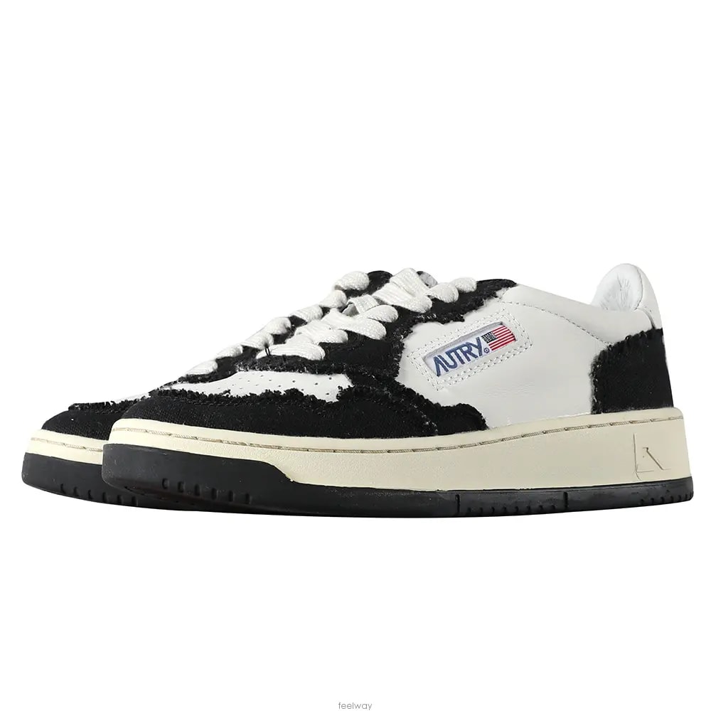 Giày Autry Medalist Low Goatskin 'White Black' AULW-CB02 — ảnh 4