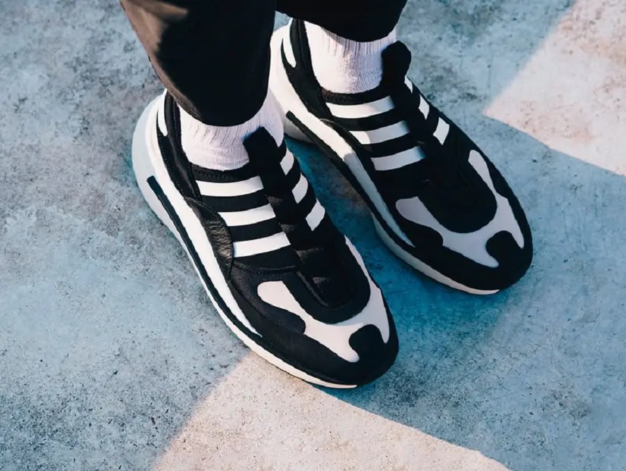 Giày Adidas Y-3 Qisan Cozy 'Black White' GX1081 — ảnh 5