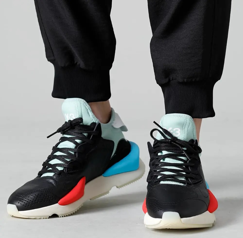 Giày Adidas Y-3 Kaiwa 'Black Blush Green' GX1052 — ảnh 5