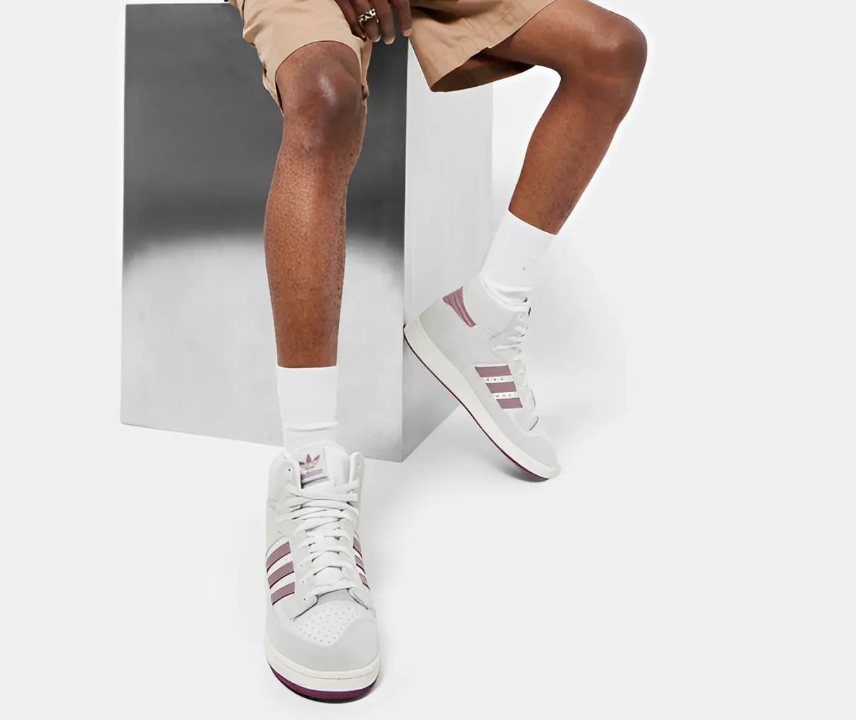 Giày Adidas Centennial 85 High 'Crystal White' GY2536 — ảnh 2