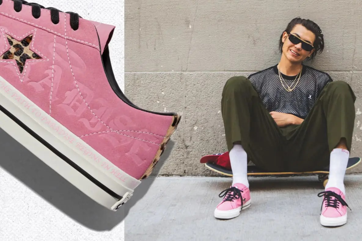 Giày Converse One Star Pro Ox 'Pink' 171325C — ảnh 2
