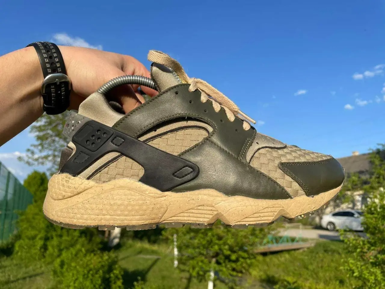 Giày Nike Air Huarache Crater Premium 'Cargo Khaki' DM0863-300 — ảnh 4