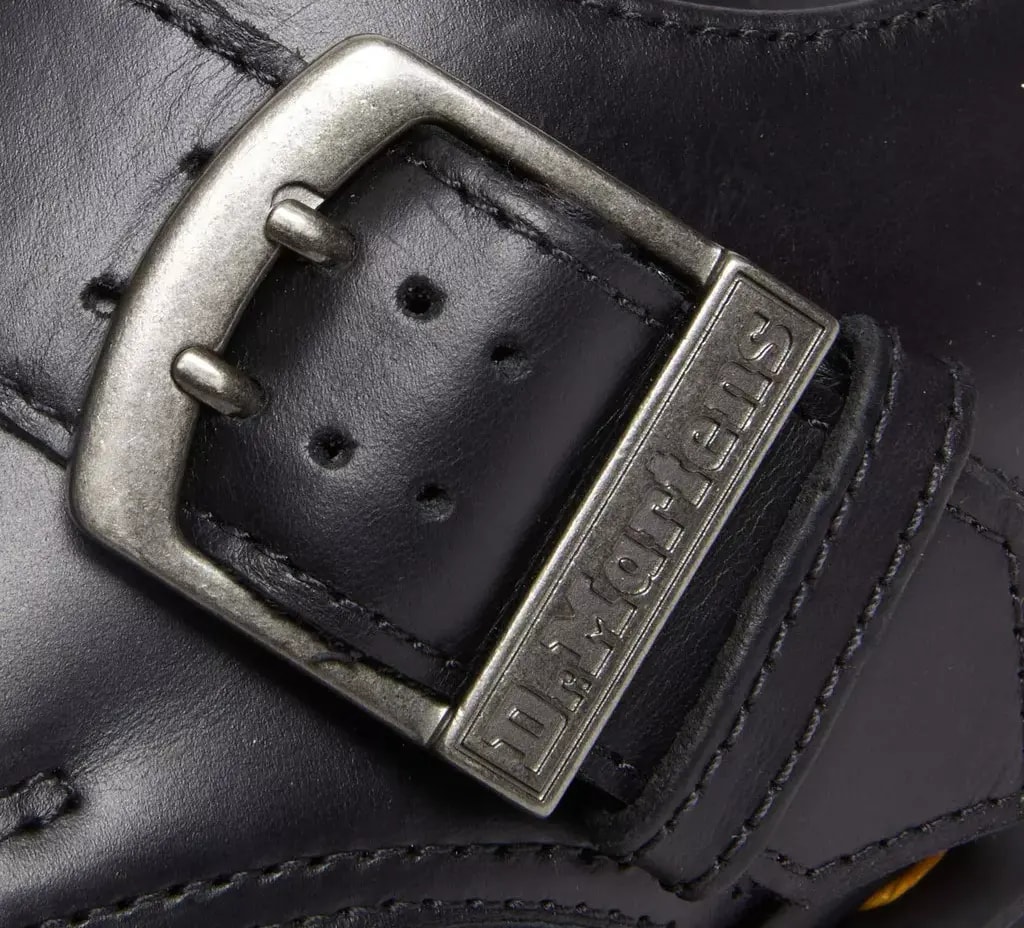 Giày Dr. Martens 1461 Buckle Pull Up 'Black' 31040001 — ảnh 3