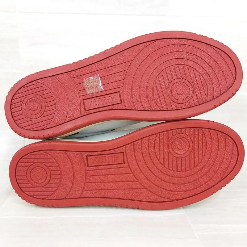 Giày Autry Medalist Low Leather 'Red White' AULM-WB02 — ảnh 5
