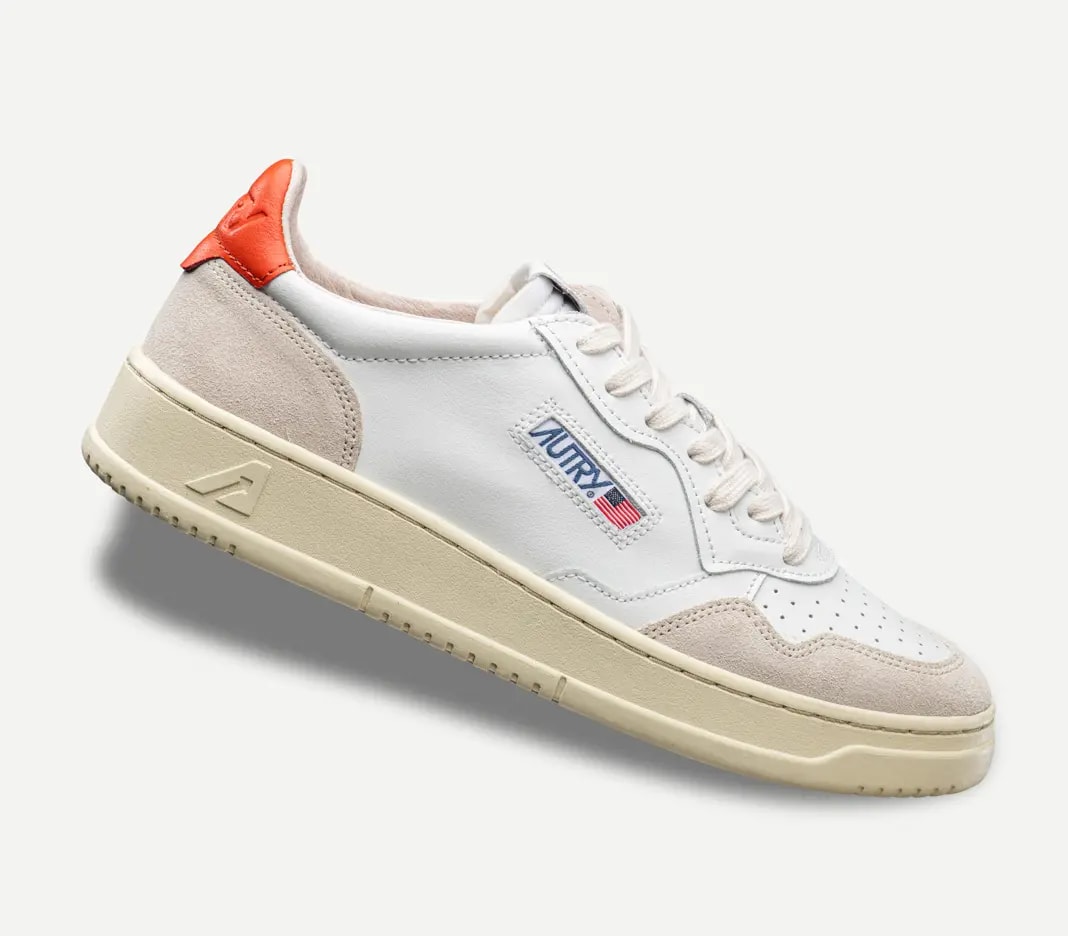 Giày Autry Medalist Low 'White Orange' AULM-LS40 — ảnh 4