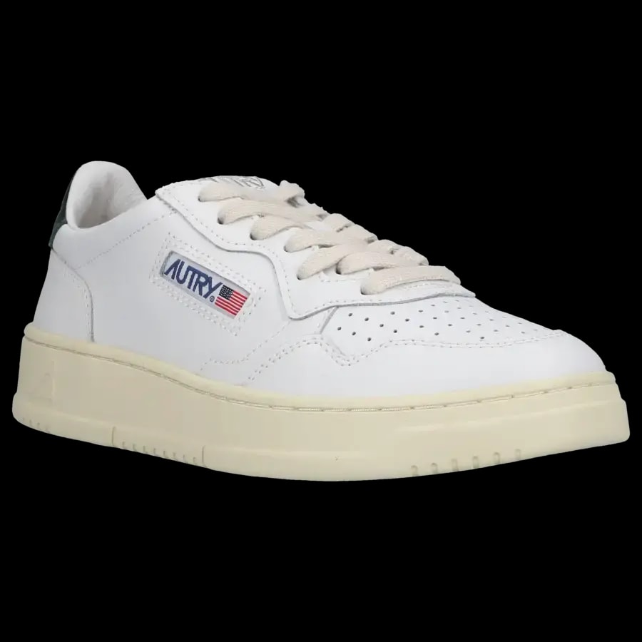 Giày Autry Medalist Low Leather 'White Green' AULW-LL47 — ảnh 3