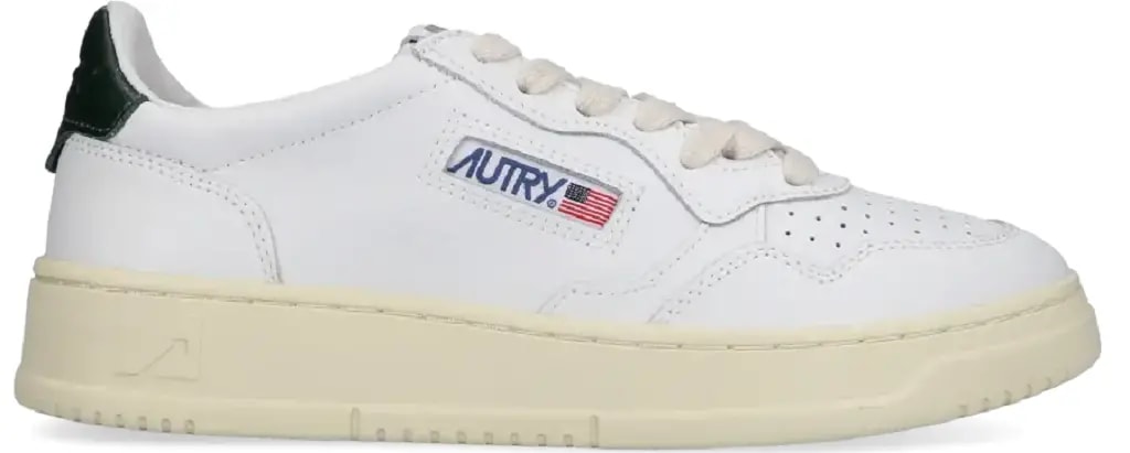 Giày Autry Medalist Low Leather 'White Green' AULW-LL47 — kich-thuoc: 36