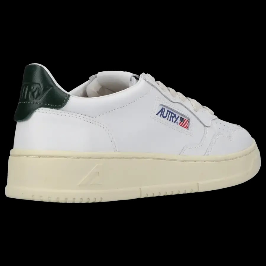 Giày Autry Medalist Low Leather 'White Green' AULW-LL47 — ảnh 4