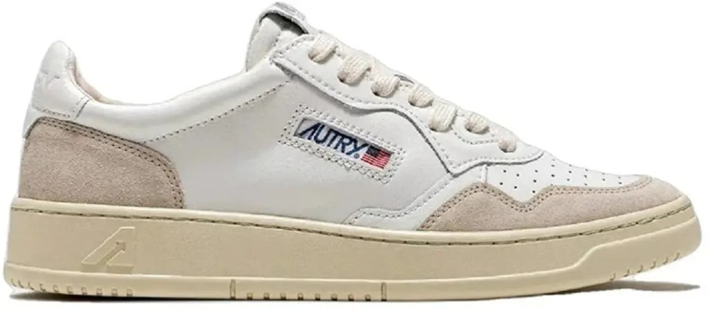 Giày Autry Medalist Low Leather Suede 'White' AULW-LS33 — kich-thuoc: 36