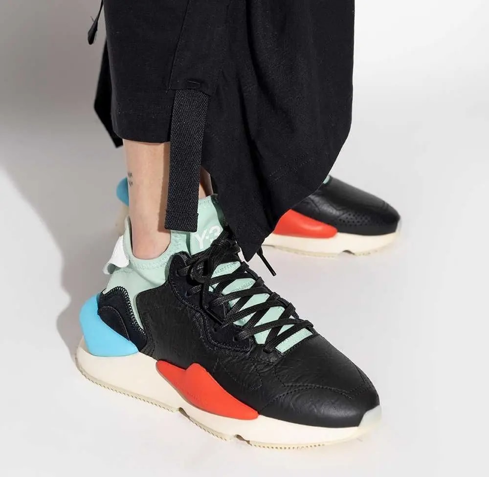 Giày Adidas Y-3 Kaiwa 'Black Blush Green' GX1052 — ảnh 4