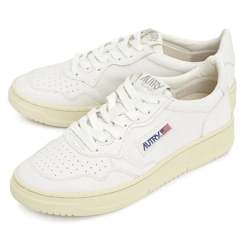 Giày Autry Dallas Low Goatskin 'White' ADLW-GG01 — ảnh 2