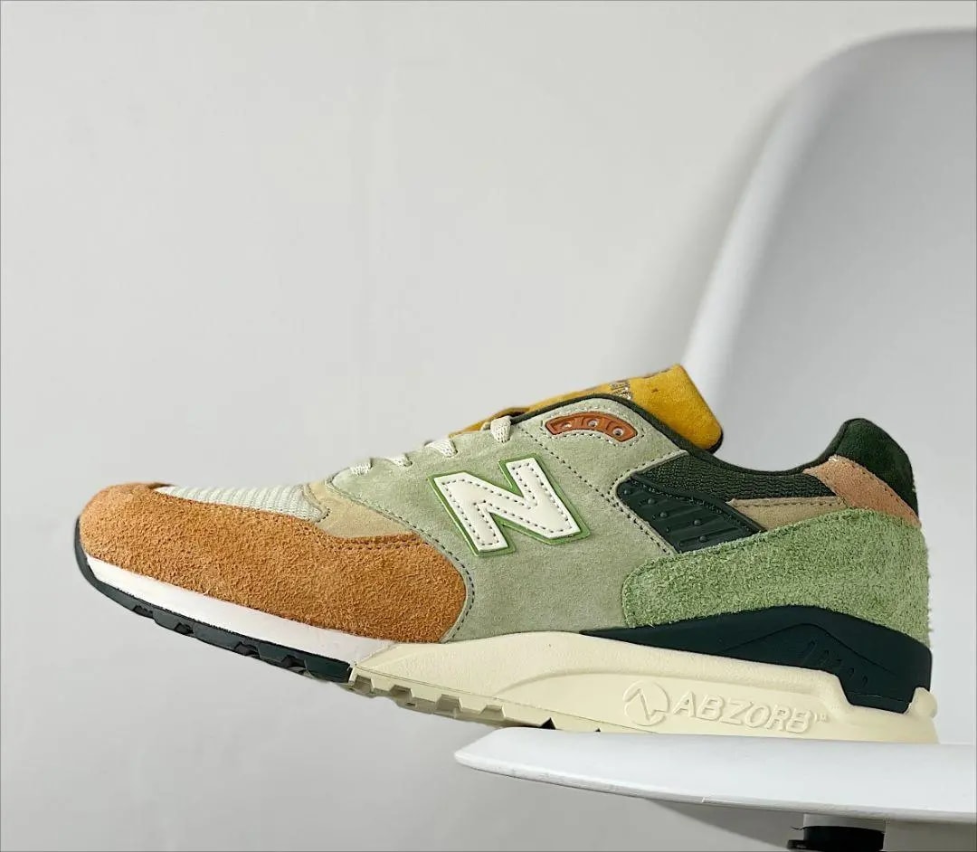 Giày New Balance 998 x Kith 'Aloe Wash Apricot' U998KT1 — ảnh 3