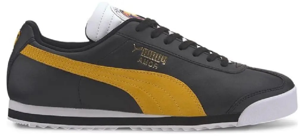Giày Puma Roma Classic Running 'Black Yellow' 371615-01 — kich-thuoc: 39
