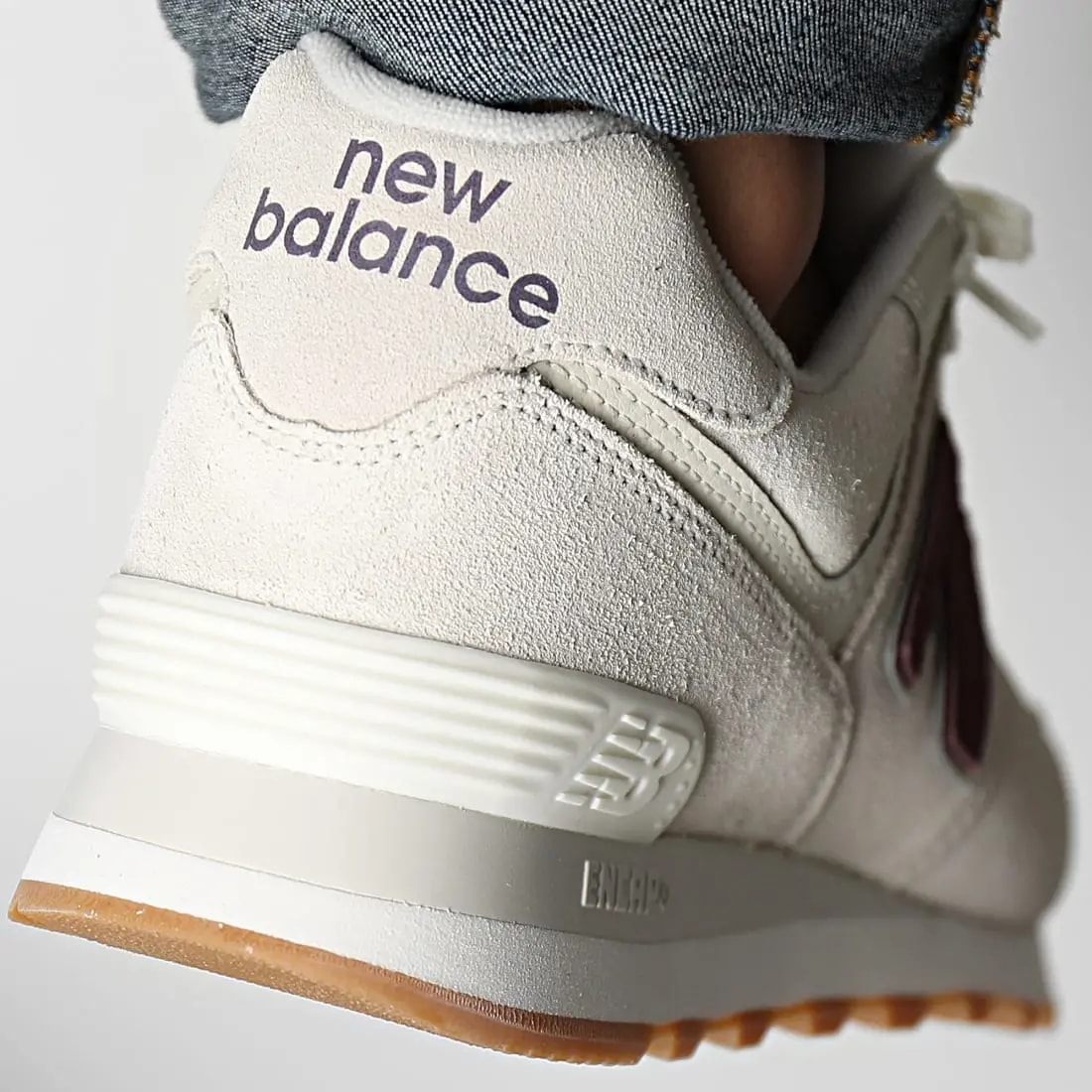 Giày New Balance 574 'Bone Burgundy' U574NOW — ảnh 3