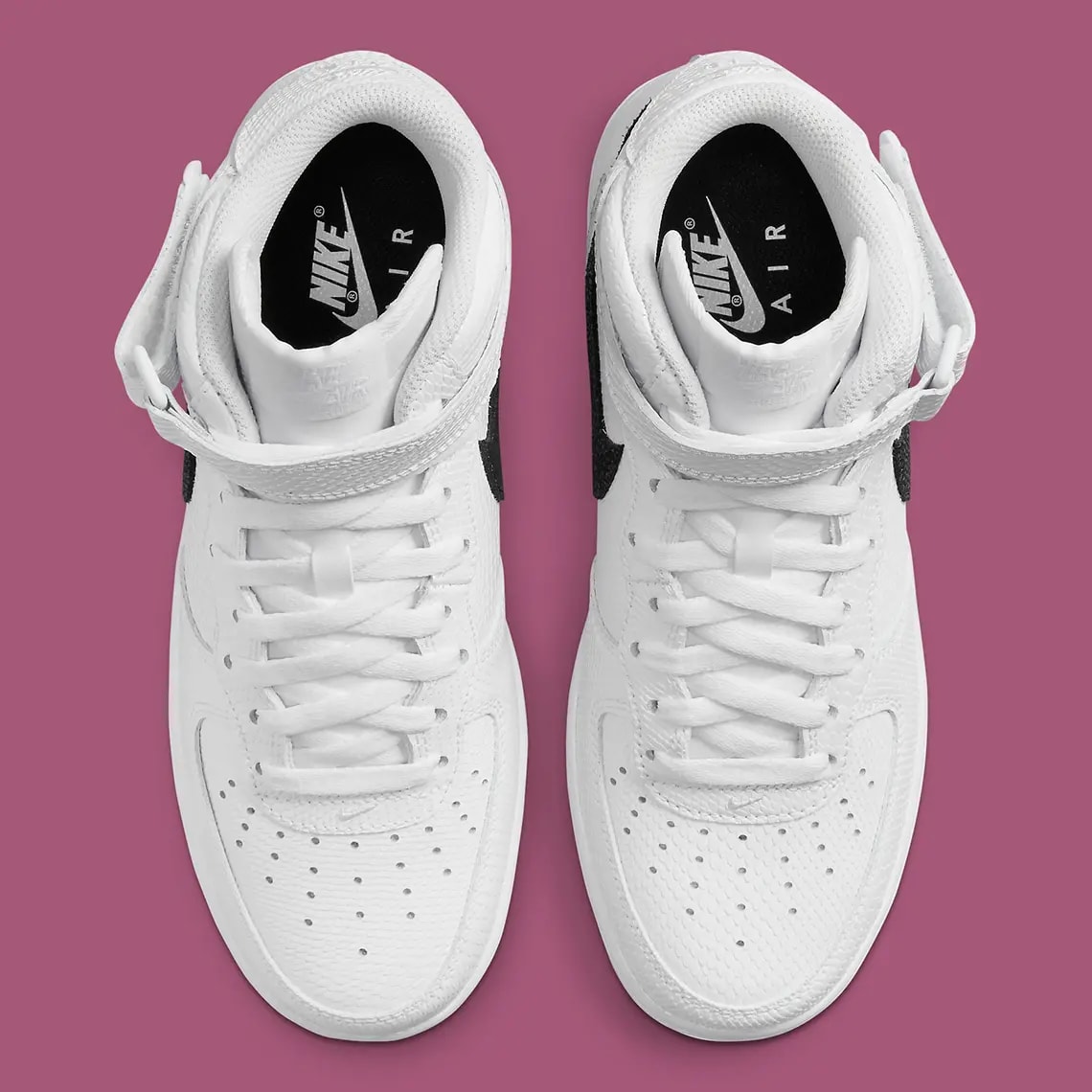 Giày Nike Air Force 1 Mid '07 'White Black' DZ5211-100 — ảnh 3