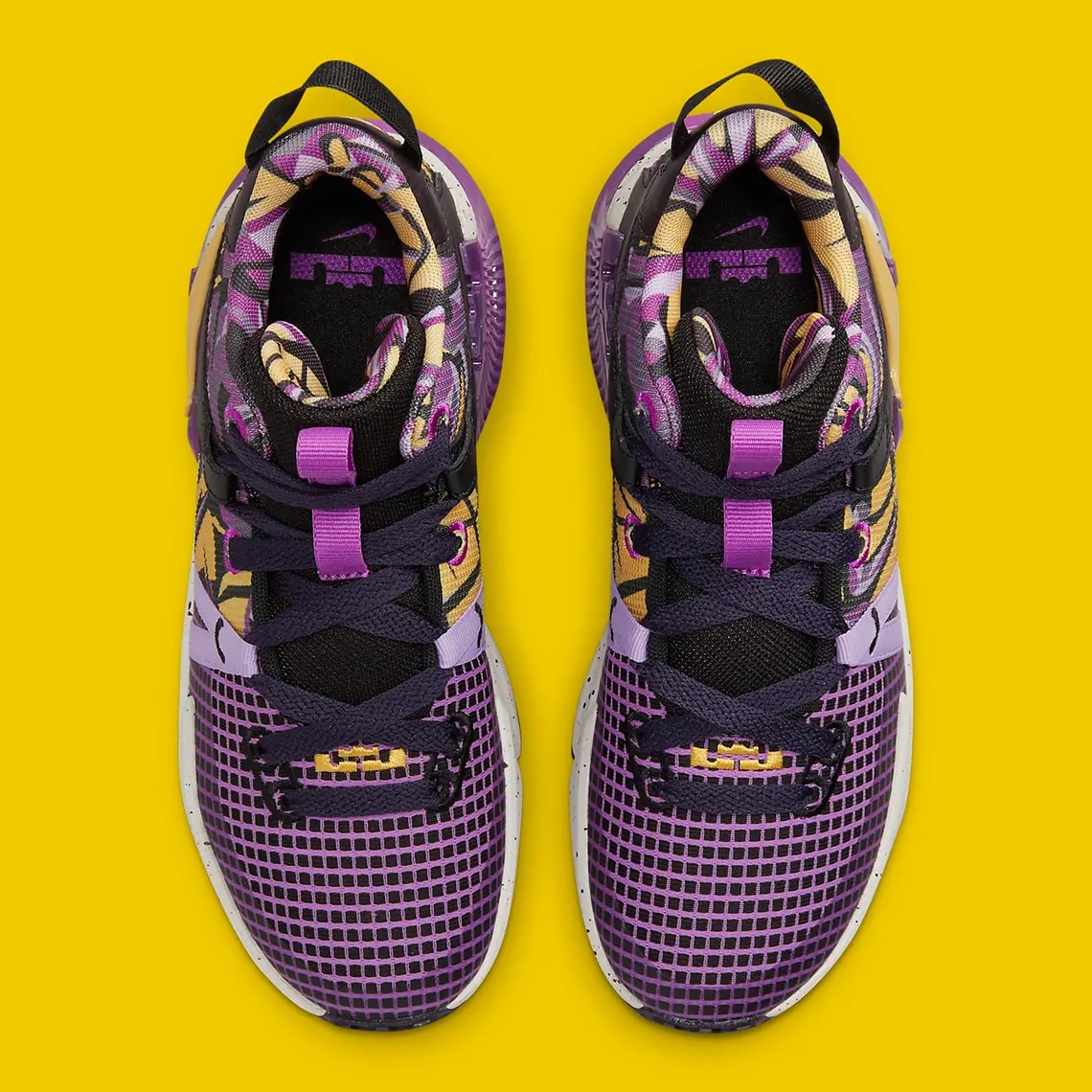 Giày Nike LeBron Witness 7 'Lakers Graffiti' FD0209-001 — ảnh 3