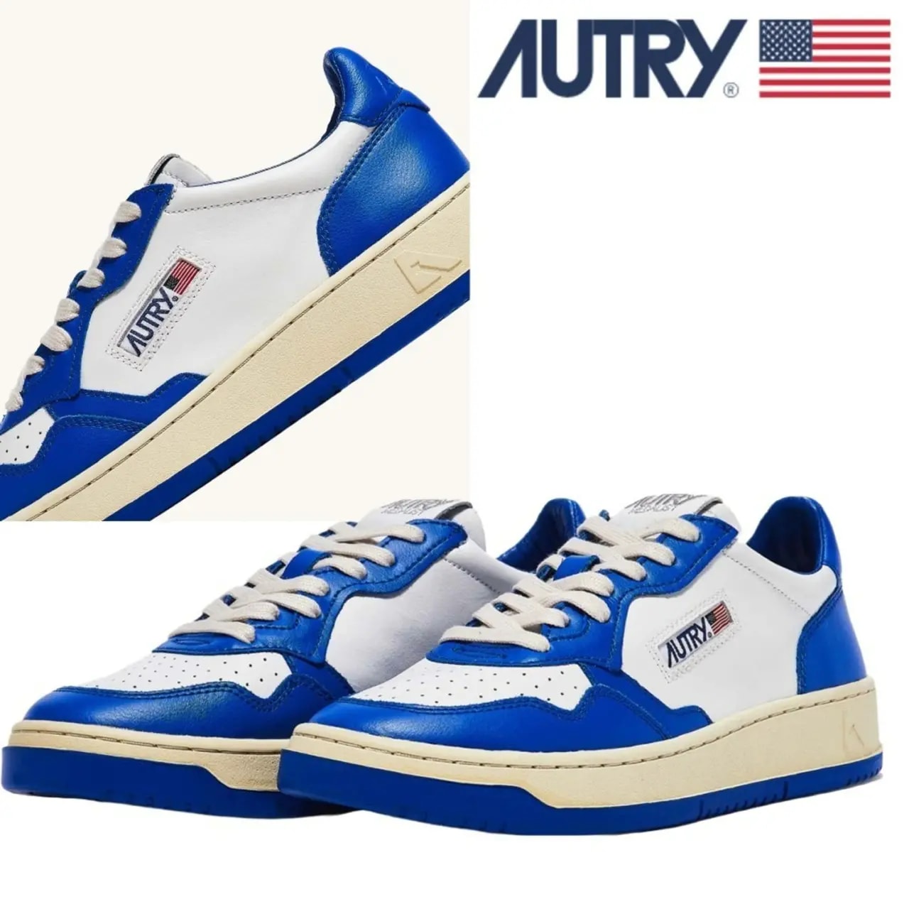 Giày Autry Medalist Low 'Azure White' AULW-WB15 — ảnh 5