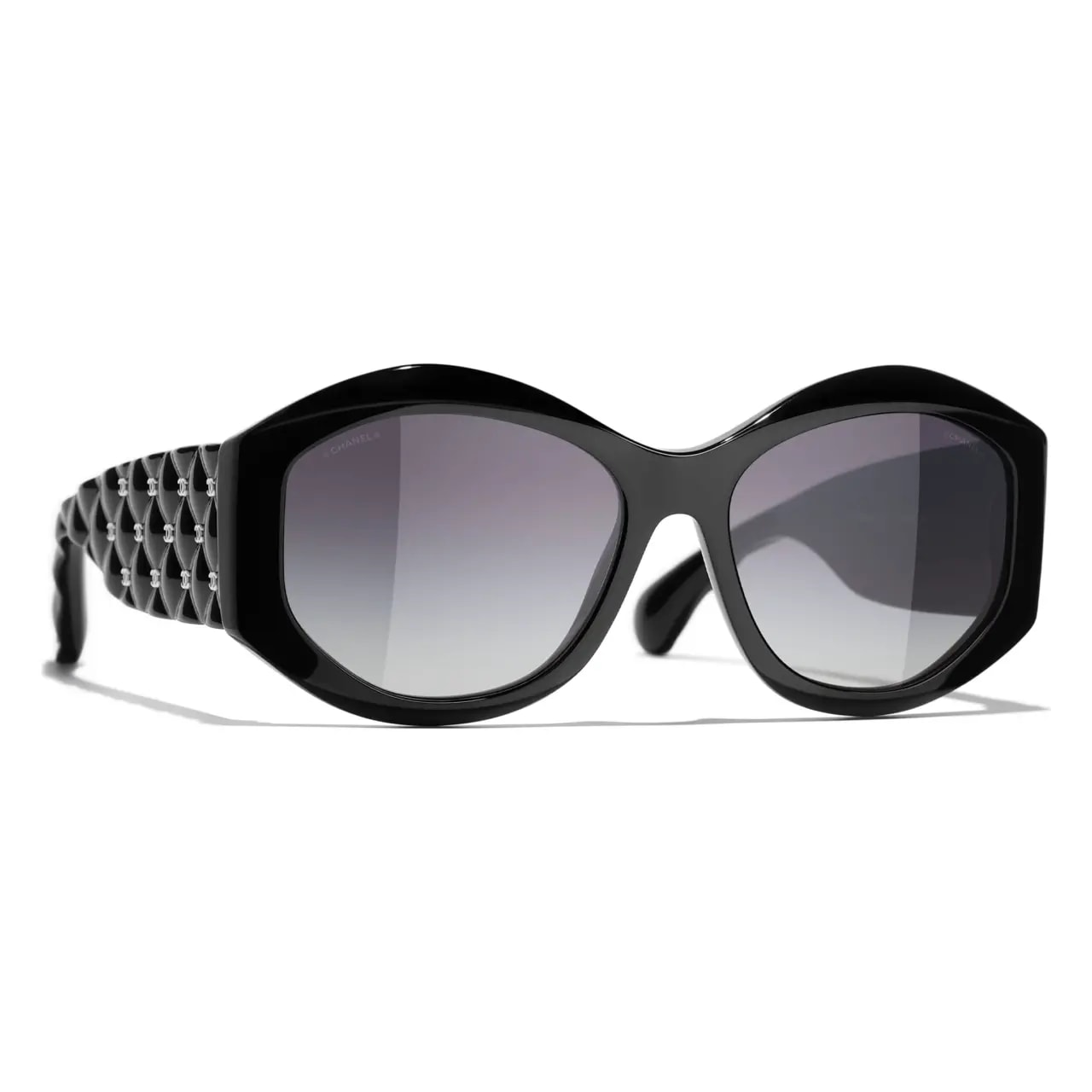 Kính Channel Oval Sunglasses 'Grey' A71515-X01081-S6016 — ảnh 2