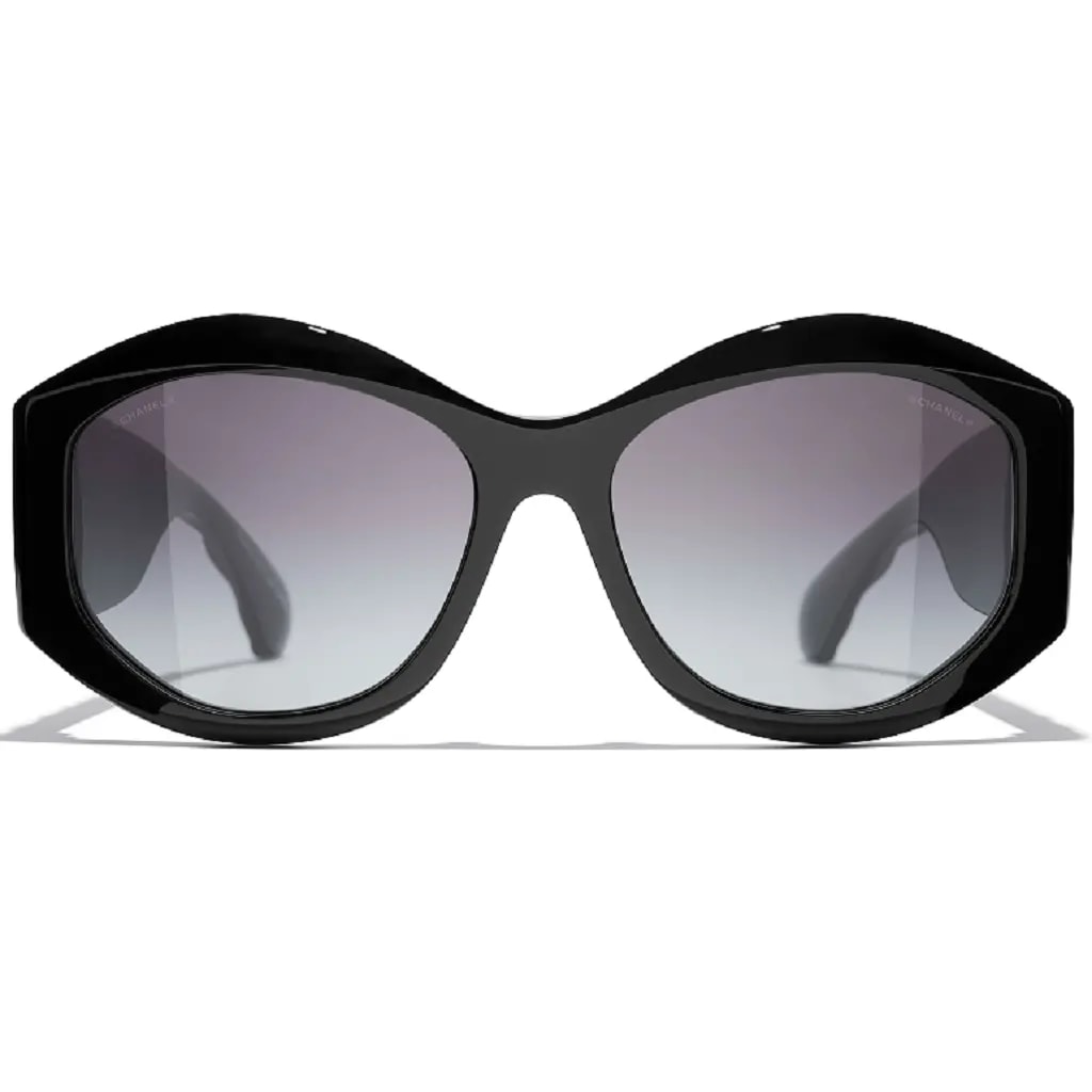 Kính Channel Oval Sunglasses 'Grey' A71515-X01081-S6016