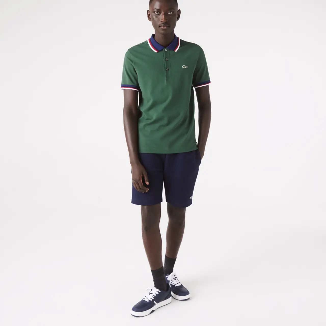 Áo Lacoste Regular Fit Stretch Polo Shirt 'Green' PH3461-11-5HX — ảnh 5