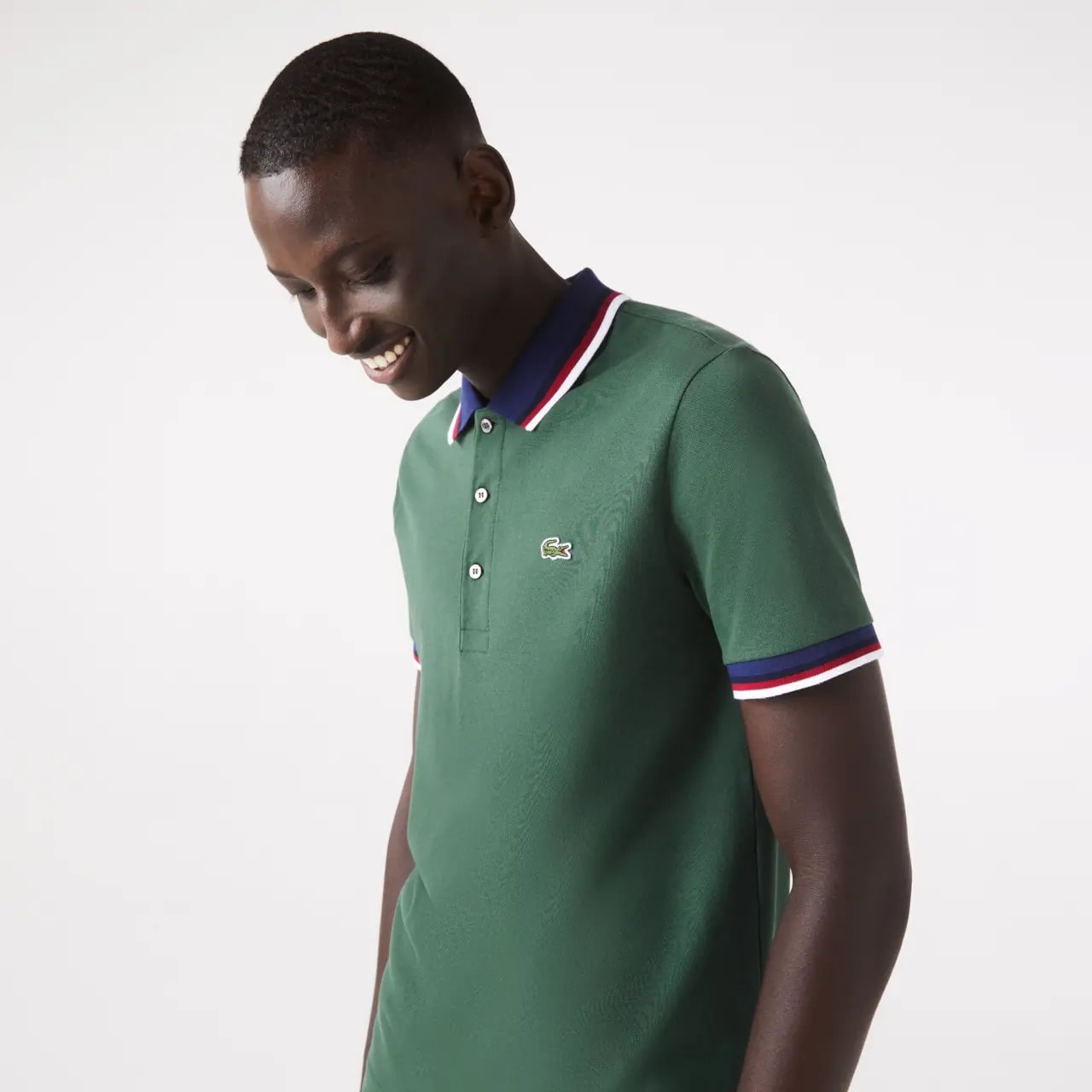 Áo Lacoste Regular Fit Stretch Polo Shirt 'Green' PH3461-11-5HX — ảnh 3