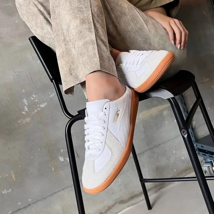 Giày Puma Army Trainer Mule 'White' 387824-01 — ảnh 2